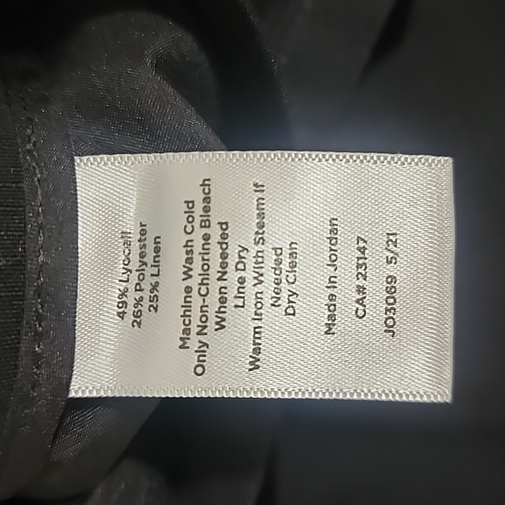 Talbots Linen Blend Drawstring Pants Size Sp - image 4